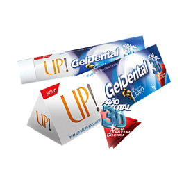 Gel Dental UP! - Ação Total com Óleo de Cravo e Menta